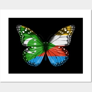 Comoran Flag  Butterfly - Gift for Comoran From Comoros Posters and Art